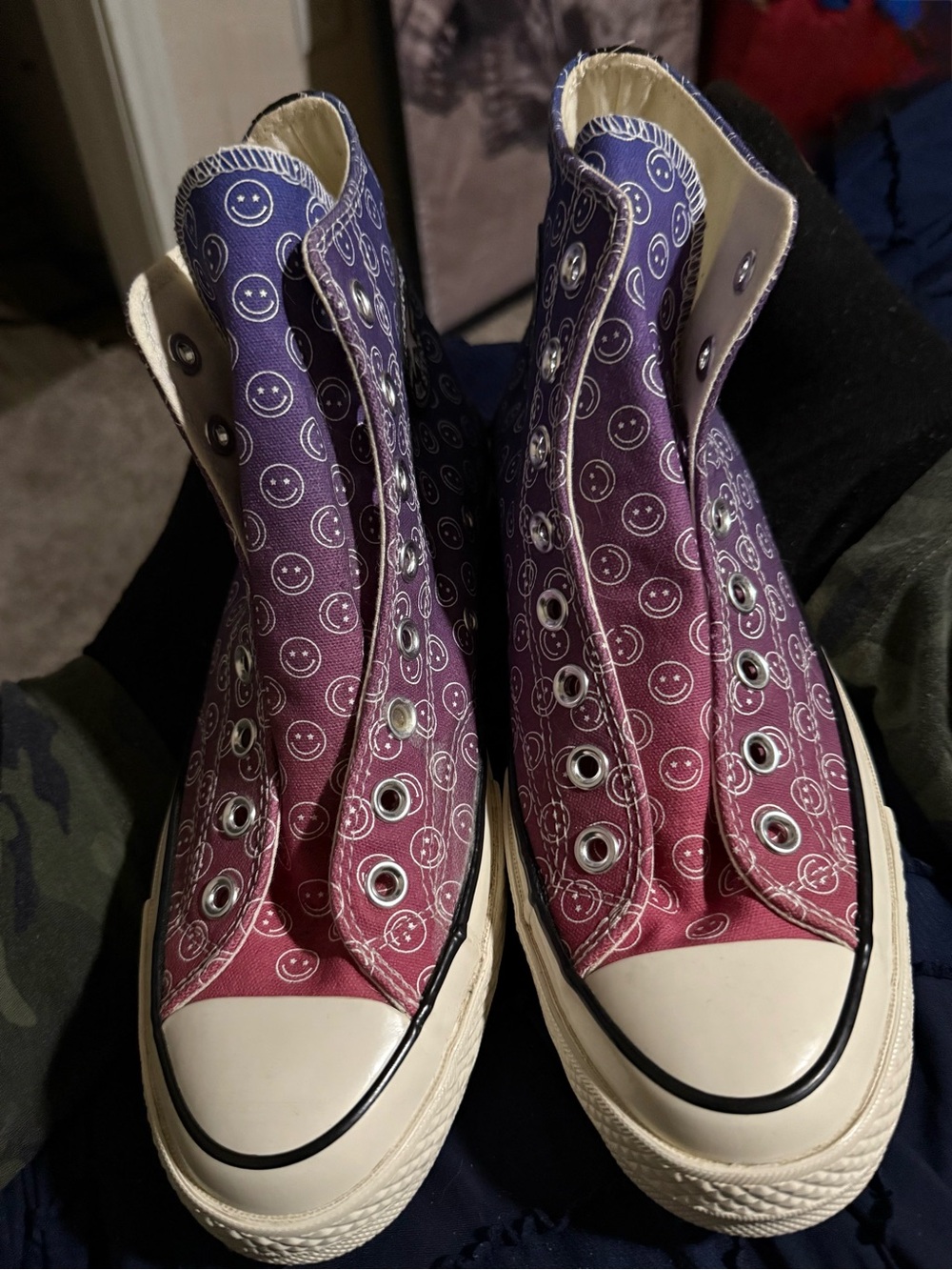 Converse Chuck 70 Happy Camper Gradient Purple High Top Men’s 7 Women’s 9 - Picture 4 of 13